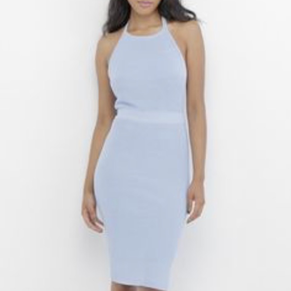 Halter sweater dress
